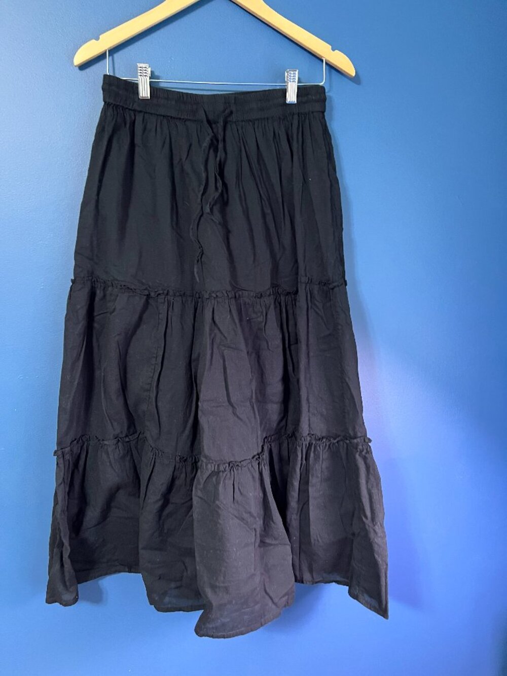 Scared Threads Black Skirt Free Size